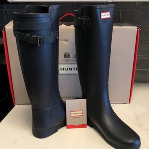 Hunter Original Tall Refined w/ BackStrap NWOT